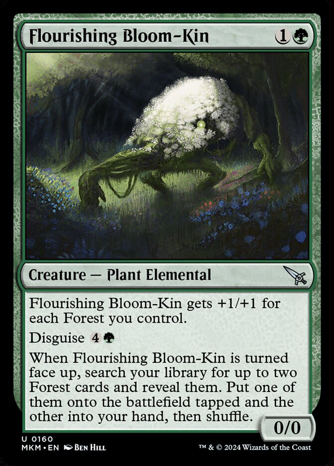 Flourishing Bloom-Kin 160 (Murders at Karlov Manor)  - Foil | Good Games Adelaide SA