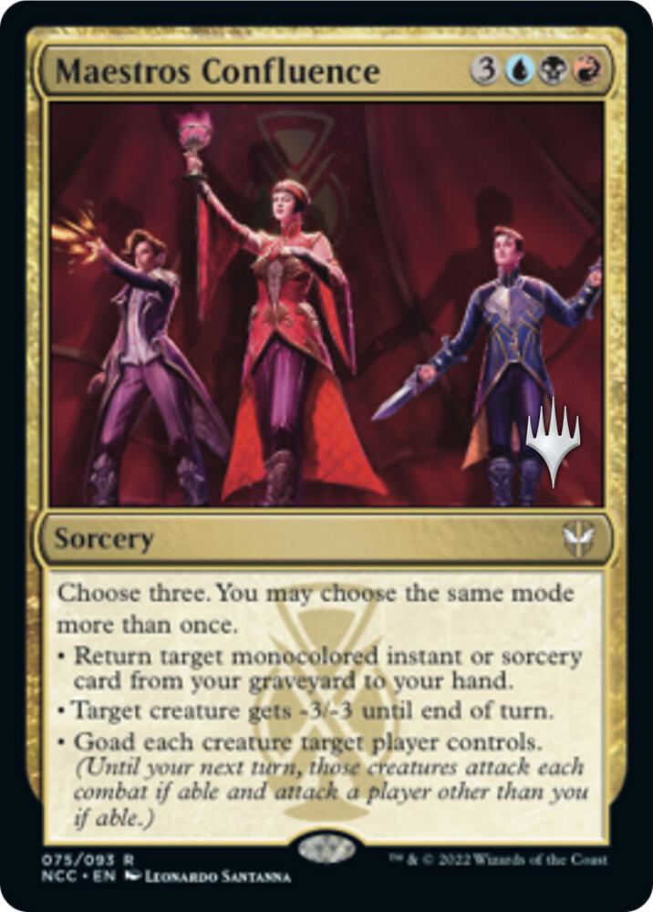 Maestros Confluence 75 (Promo Pack: Streets of New Capenna)  - Foil | Good Games Adelaide SA
