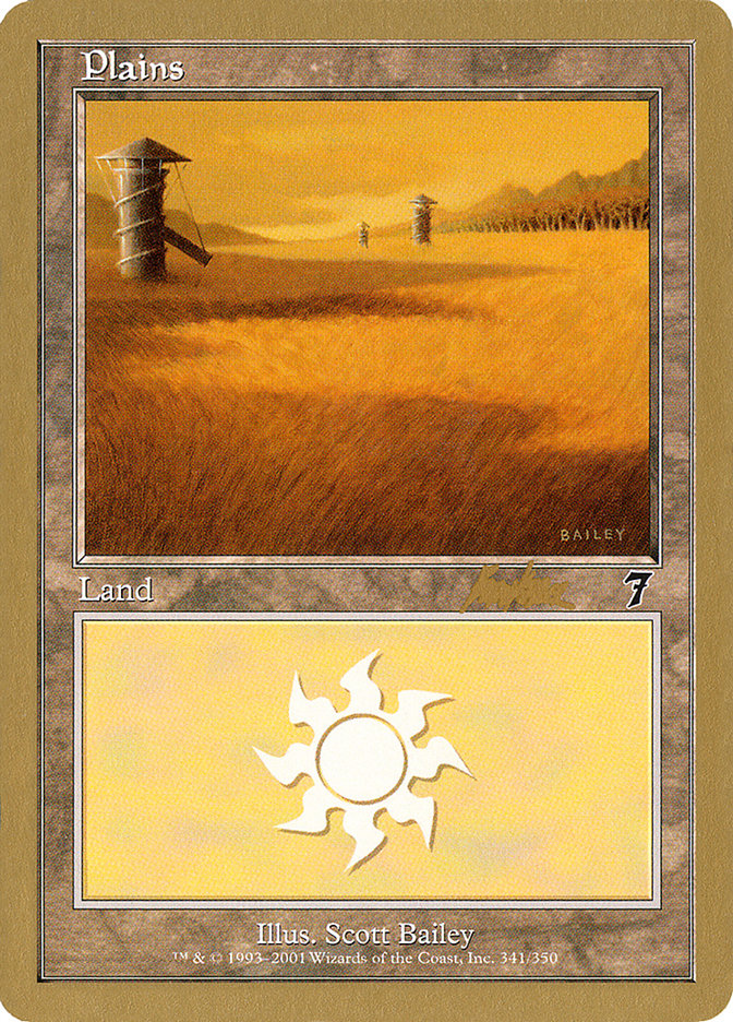 Plains (bk341) (Brian Kibler) [World Championship Decks 2002] | Good Games Adelaide SA