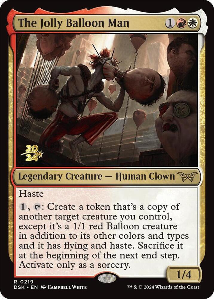 The Jolly Balloon Man 219 (Prerelease Cards)  - Foil | Good Games Adelaide SA