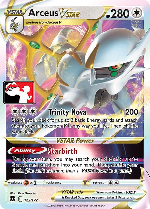 Arceus VSTAR Series 2/3 123/172 (Prize Pack Series Cards)  - Holofoil | Good Games Adelaide SA