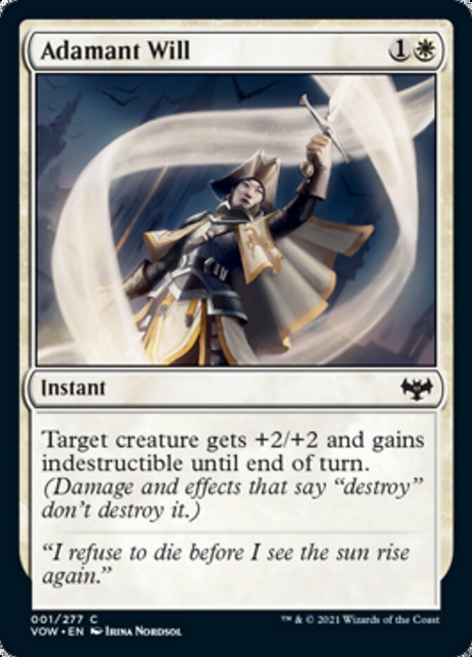Adamant Will [Innistrad: Crimson Vow] | Good Games Adelaide SA