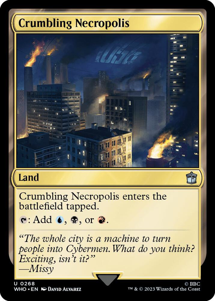 Crumbling Necropolis 268 (Universes Beyond: Doctor Who)  - Foil | Good Games Adelaide SA