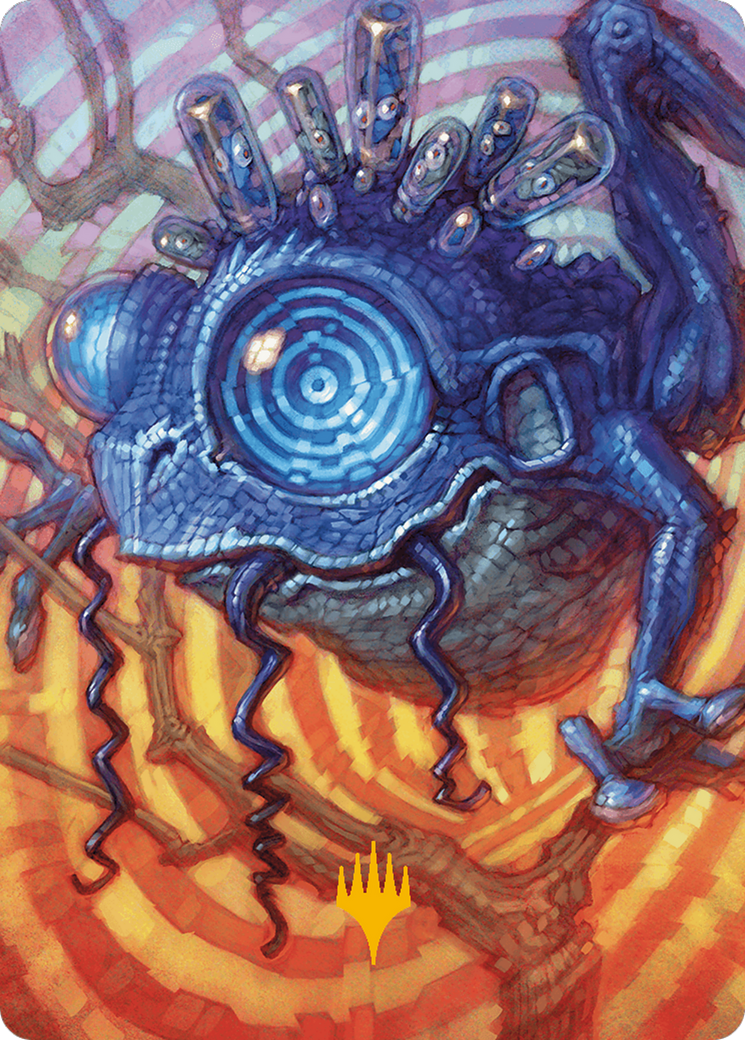 Psychic Frog Art Card (Gold-Stamped Planeswalker Symbol) [Modern Horizons 3 Art Series] | Good Games Adelaide SA