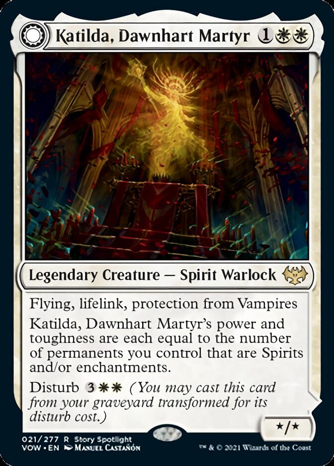 Katilda, Dawnhart Martyr // Katilda's Rising Dawn [Innistrad: Crimson Vow] | Good Games Adelaide SA