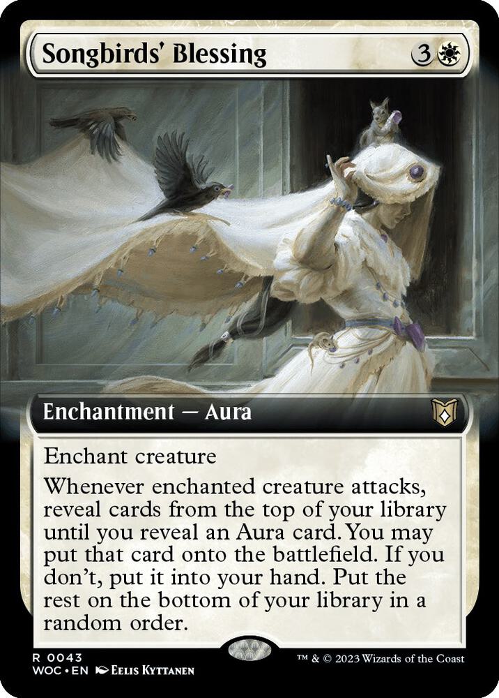 Songbirds' Blessing 43 (Commander: Wilds of Eldraine)  | Good Games Adelaide SA