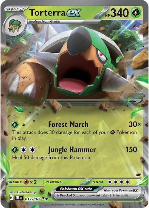 Torterra ex 012/162 (SV05: Temporal Forces)  - Holofoil | Good Games Adelaide SA