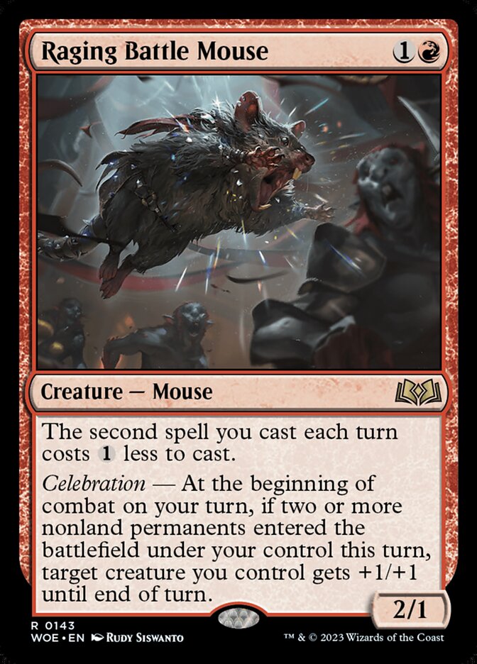 Raging Battle Mouse 143 (Wilds of Eldraine)  | Good Games Adelaide SA