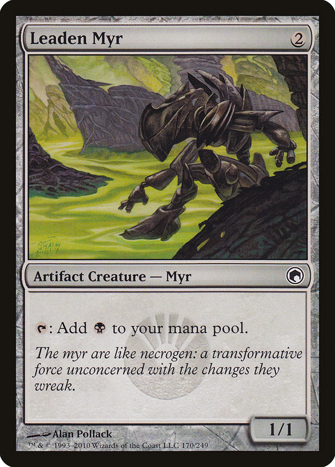 Leaden Myr 170 (Scars of Mirrodin)  - Foil | Good Games Adelaide SA