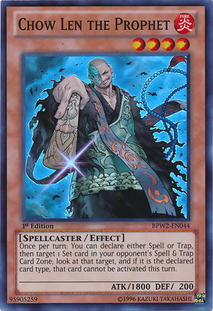 Chow Len the Prophet [BPW2-EN044] Super Rare | Good Games Adelaide SA