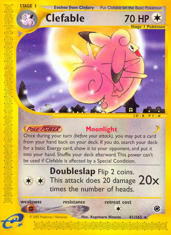 Clefable (41/165) [Expedition: Base Set] | Good Games Adelaide SA