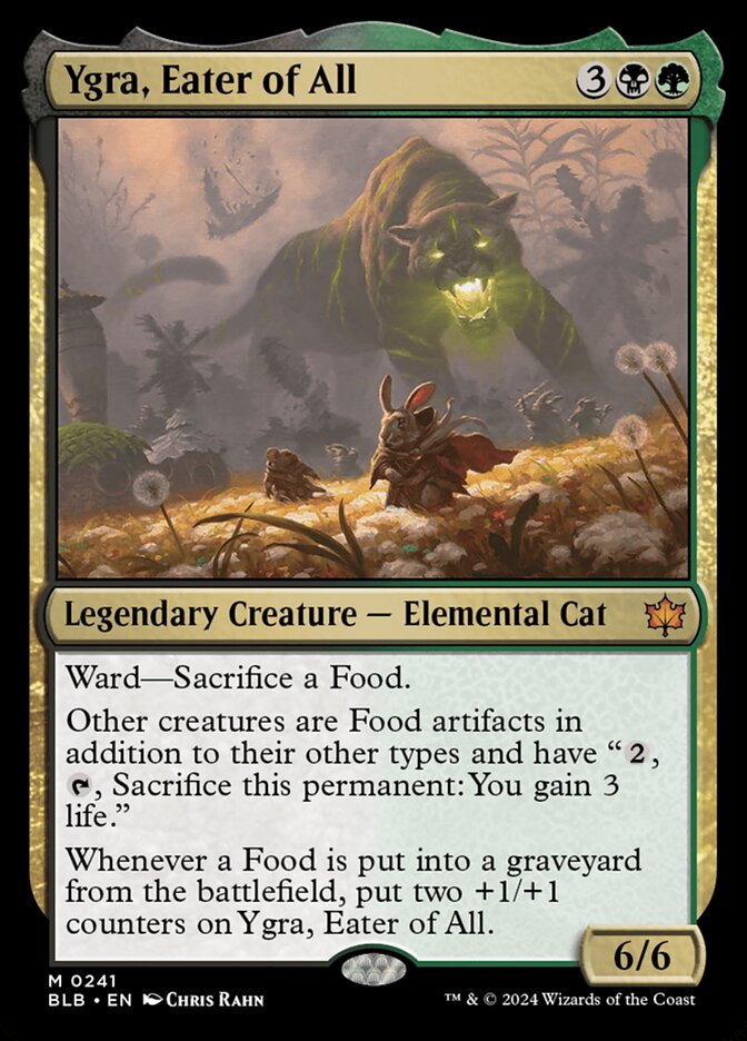 Ygra, Eater of All 241 (Bloomburrow)  - Foil | Good Games Adelaide SA