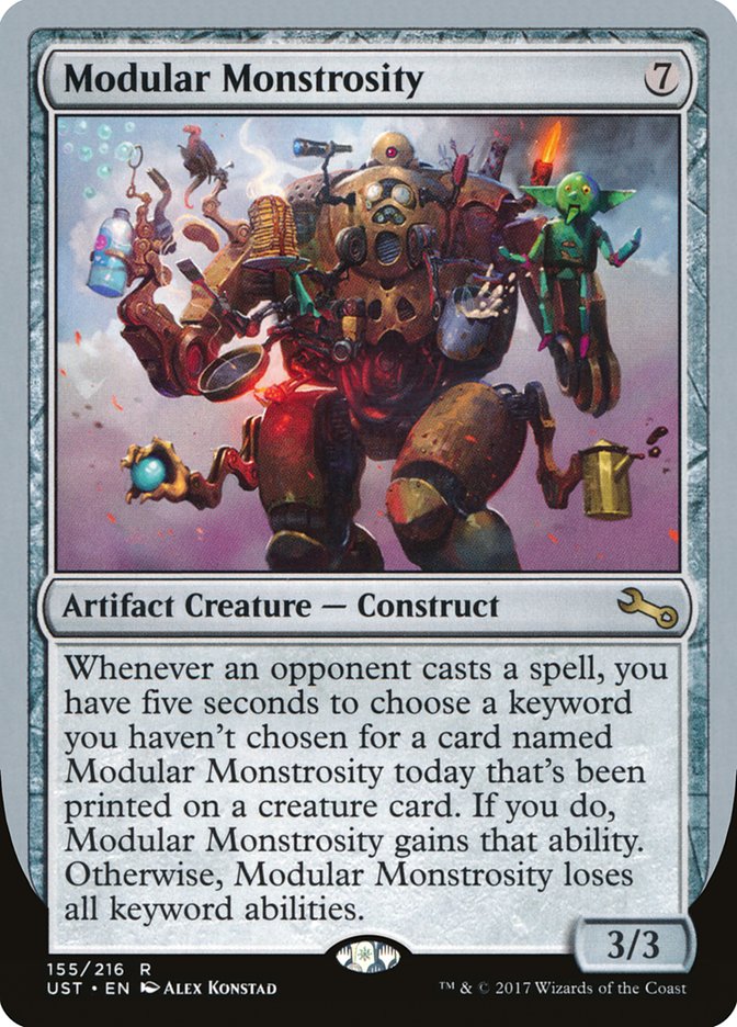 Modular Monstrosity 155 (Unstable)  - Foil | Good Games Adelaide SA
