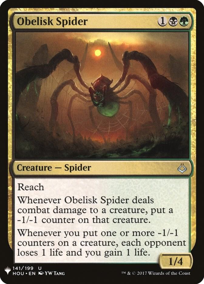 Obelisk Spider 141 (The List Reprints)  | Good Games Adelaide SA
