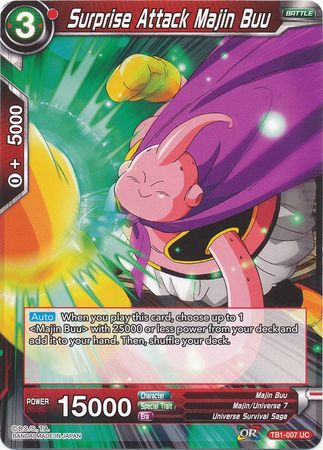 Surprise Attack Majin Buu [TB1-007] | Good Games Adelaide SA