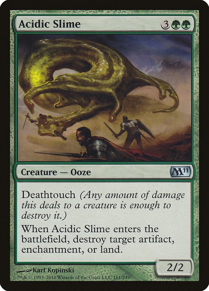 Acidic Slime 161 (Magic 2011 (M11))  - Foil | Good Games Adelaide SA