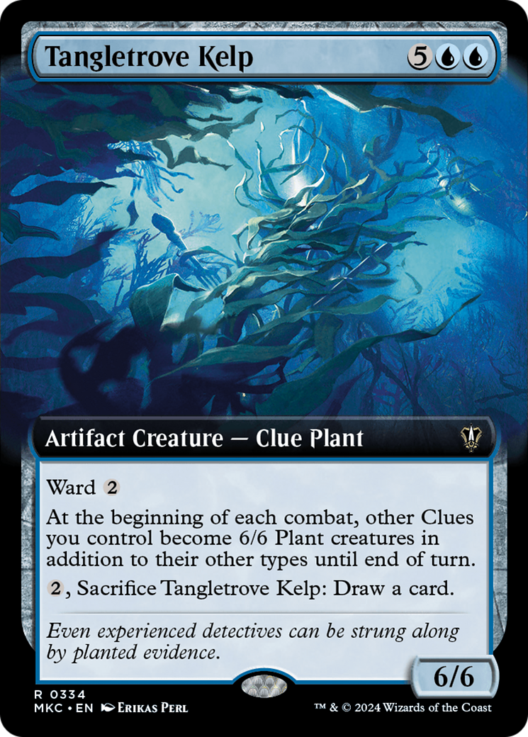 Tangletrove Kelp (Extended Art) [Murders at Karlov Manor Commander] | Good Games Adelaide SA