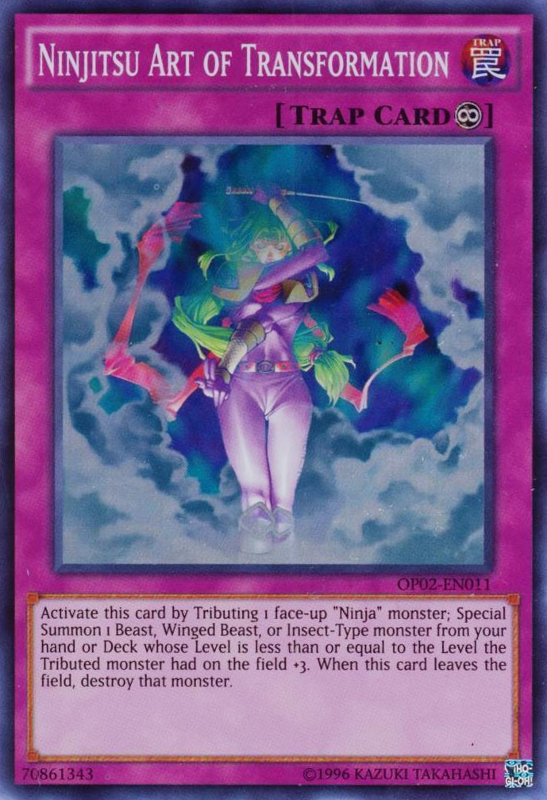 Ninjitsu Art of Transformation [OP02-EN011] Super Rare | Good Games Adelaide SA