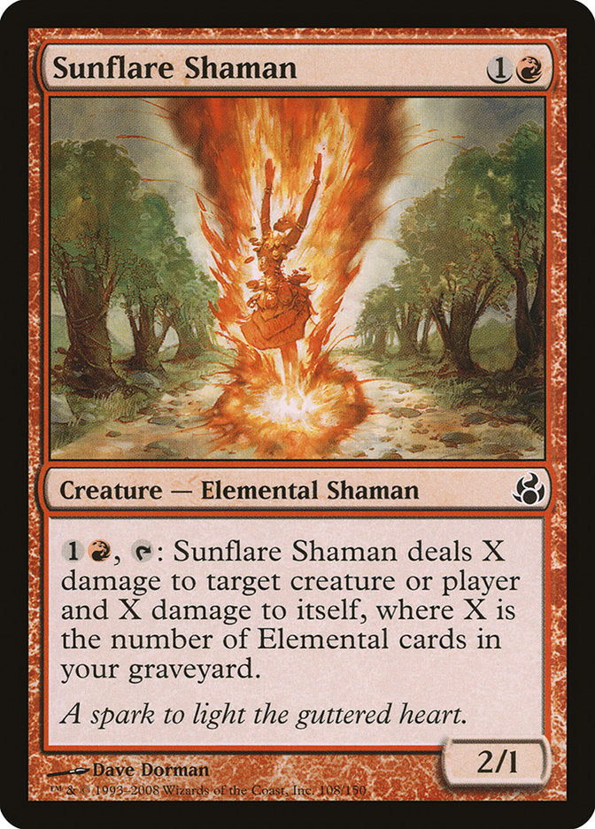 Sunflare Shaman [Morningtide] | Good Games Adelaide SA