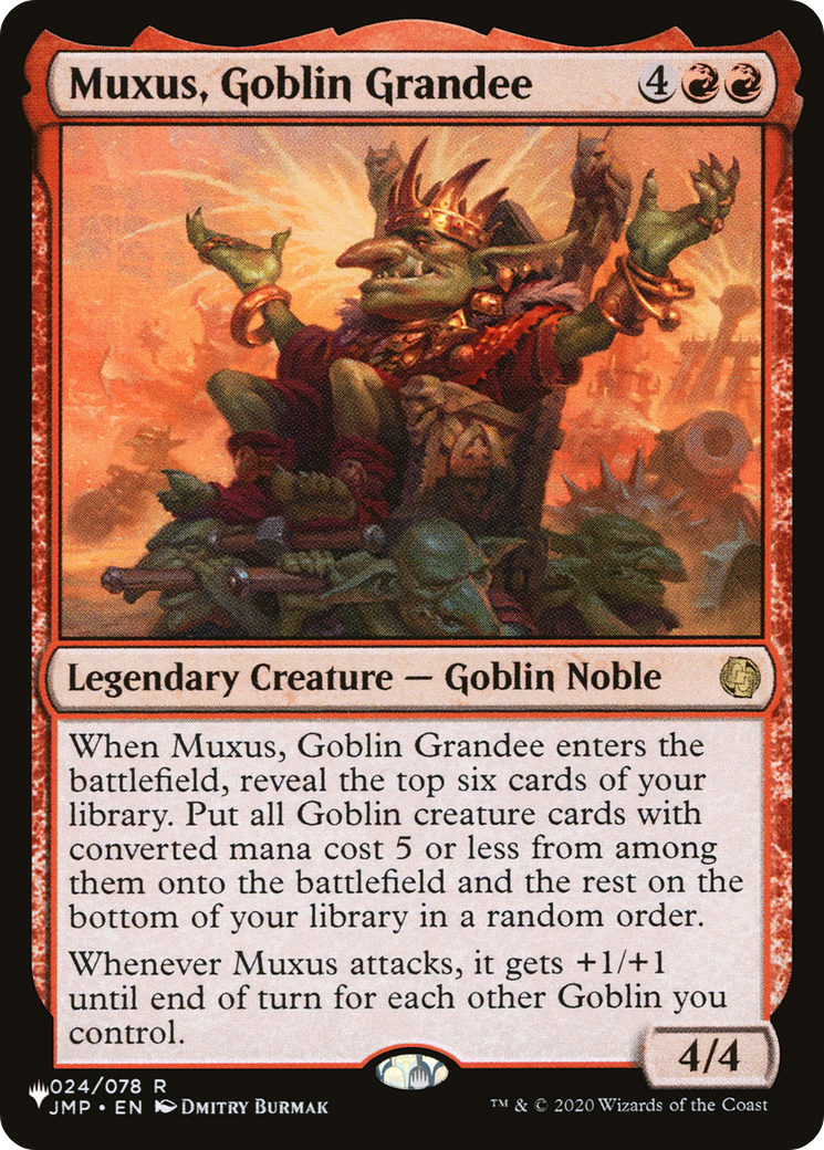 Muxus, Goblin Grandee [The List Reprints] | Good Games Adelaide SA