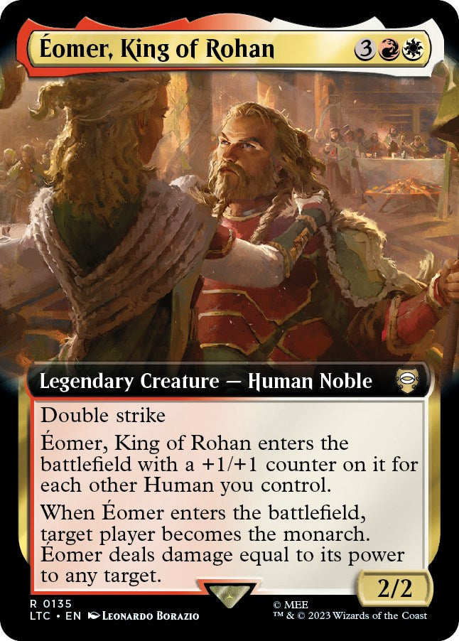 Eomer, King of Rohan (Extended Art) [The Lord of the Rings: Tales of Middle-Earth Commander] | Good Games Adelaide SA