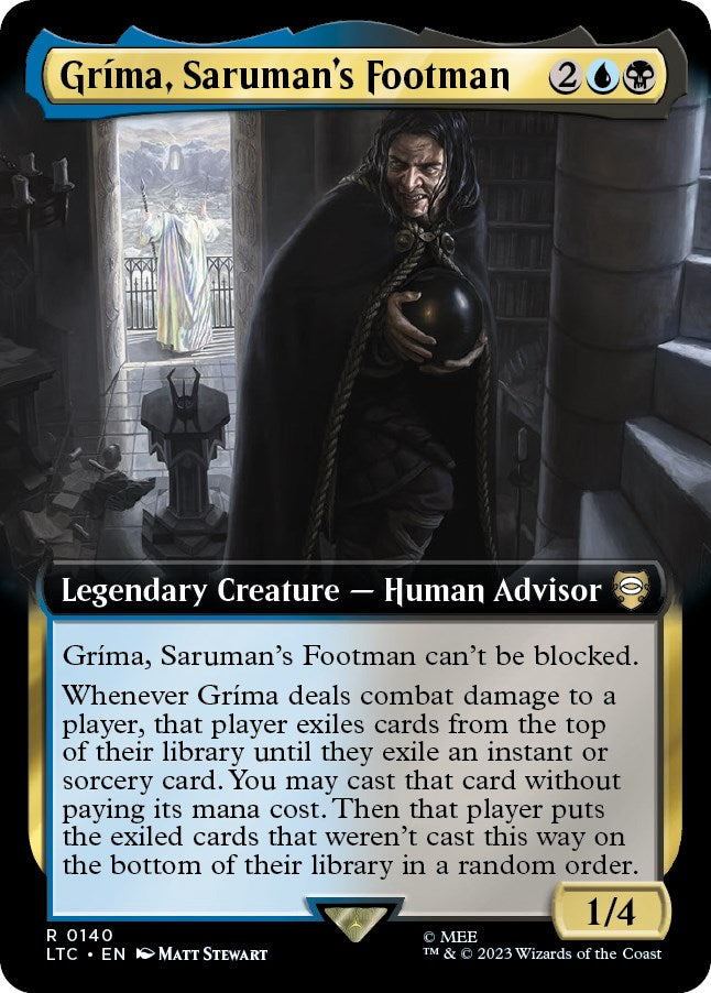 Grima, Saruman's Footman (Extended Art) [The Lord of the Rings: Tales of Middle-Earth Commander] | Good Games Adelaide SA