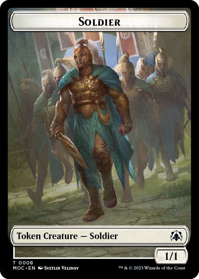 Soldier Insect Double sided Token 8 // 31 (Commander: March of the Machine)  | Good Games Adelaide SA