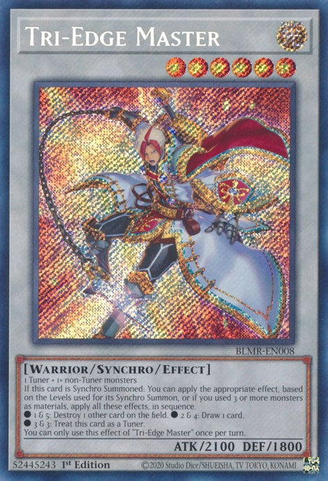 Tri-Edge Master [BLMR-EN008] Secret Rare | Good Games Adelaide SA