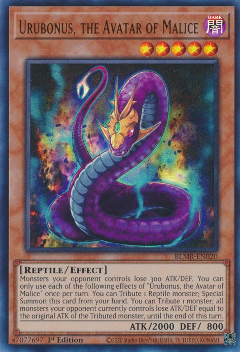Urubonus, the Avatar of Malice [BLMR-EN020] Ultra Rare | Good Games Adelaide SA