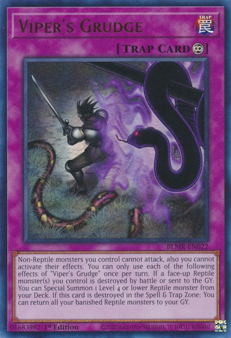 Viper's Grudge [BLMR-EN022] Ultra Rare | Good Games Adelaide SA
