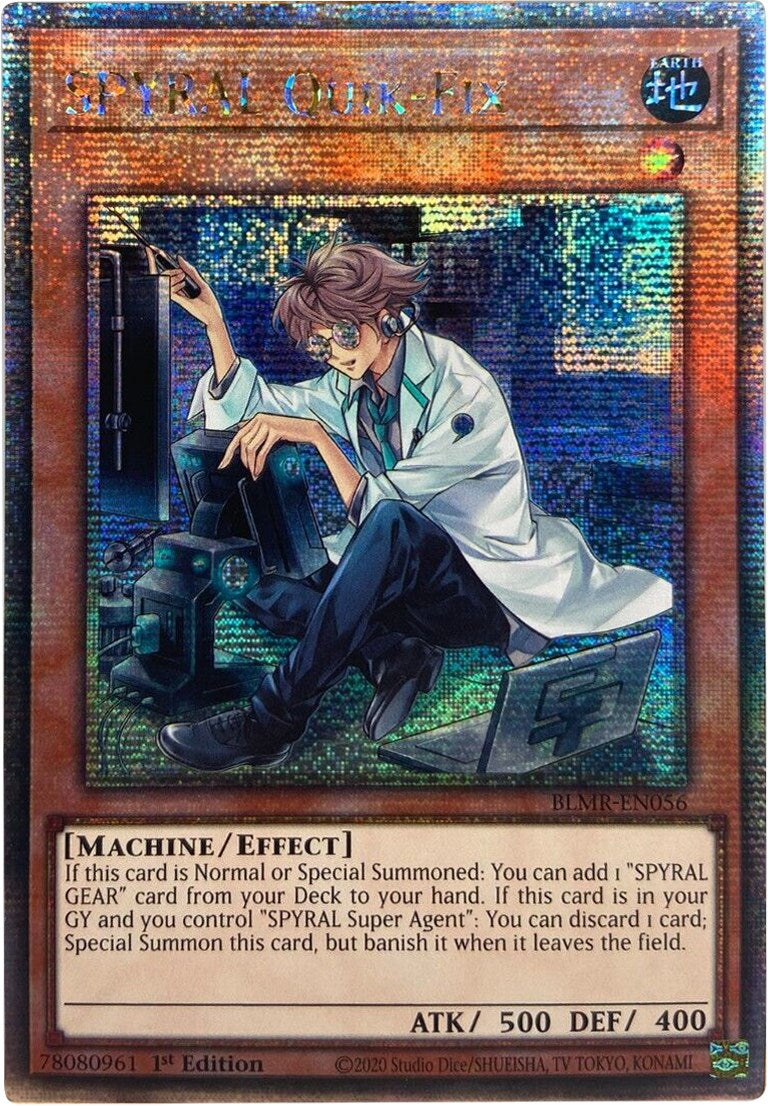 SPYRAL Quik-Fix [BLMR-EN056] Quarter Century Secret Rare | Good Games Adelaide SA