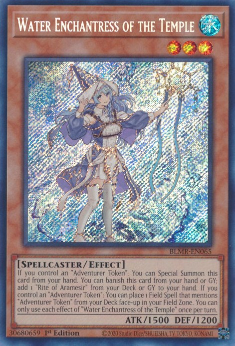 Water Enchantress of the Temple [BLMR-EN065] Secret Rare | Good Games Adelaide SA