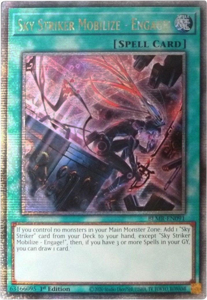 Sky Striker Mobilize - Engage! [BLMR-EN091] Quarter Century Secret Rare | Good Games Adelaide SA