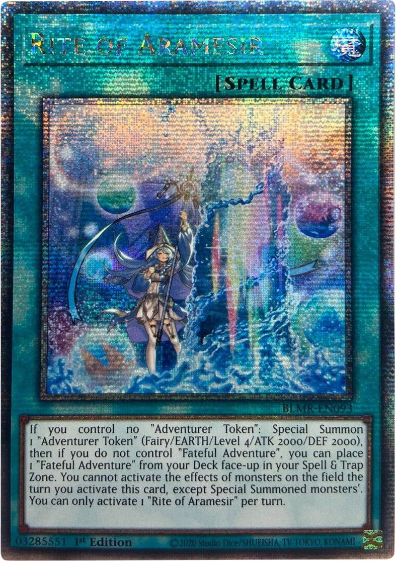 Rite of Aramesir [BLMR-EN093] Quarter Century Secret Rare | Good Games Adelaide SA