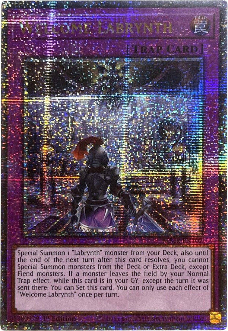 Welcome Labrynth [BLMR-EN102] Quarter Century Secret Rare | Good Games Adelaide SA