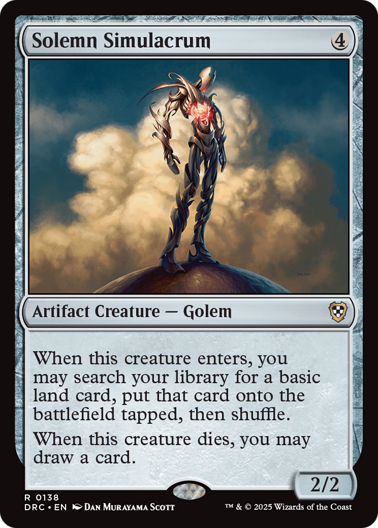 Solemn Simulacrum [Aetherdrift Commander] | Good Games Adelaide SA