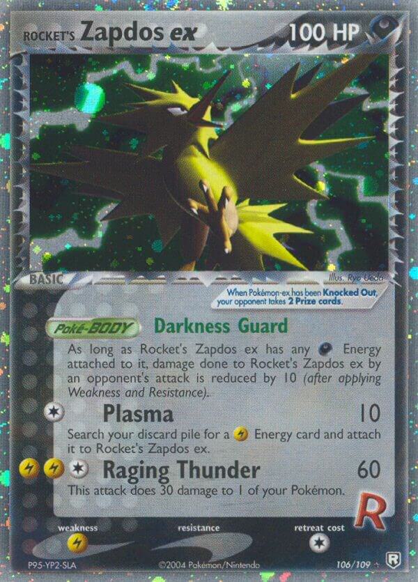 Rockets Zapdos ex 106/109 (Team Rocket Returns)  - Holofoil | Good Games Adelaide SA