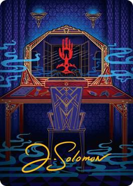 Obscura Charm Art Card Gold Stamped Signature 73 (Art Series: Streets of New Capenna)  | Good Games Adelaide SA