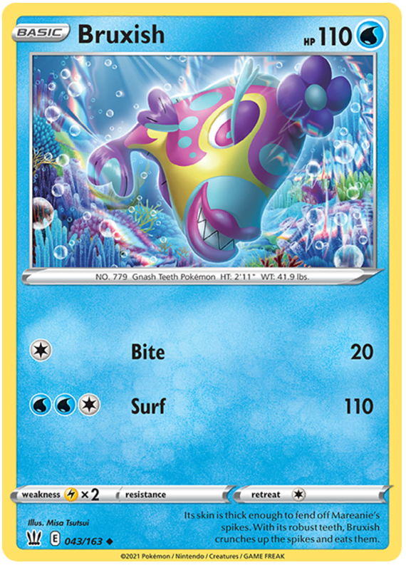 Bruxish (043/163) [Sword & Shield: Battle Styles] | Good Games Adelaide SA
