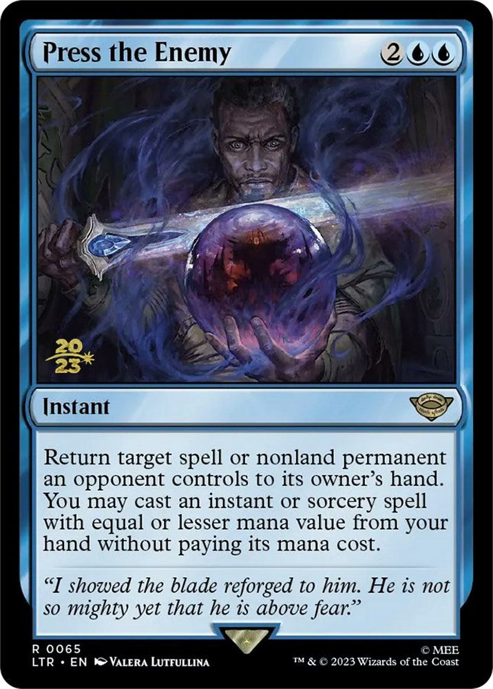 Press the Enemy [The Lord of the Rings: Tales of Middle-Earth Prerelease Promos] | Good Games Adelaide SA