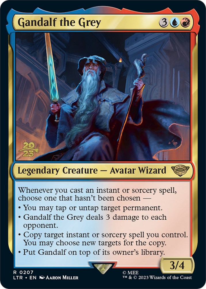 Gandalf the Grey [The Lord of the Rings: Tales of Middle-Earth Prerelease Promos] | Good Games Adelaide SA