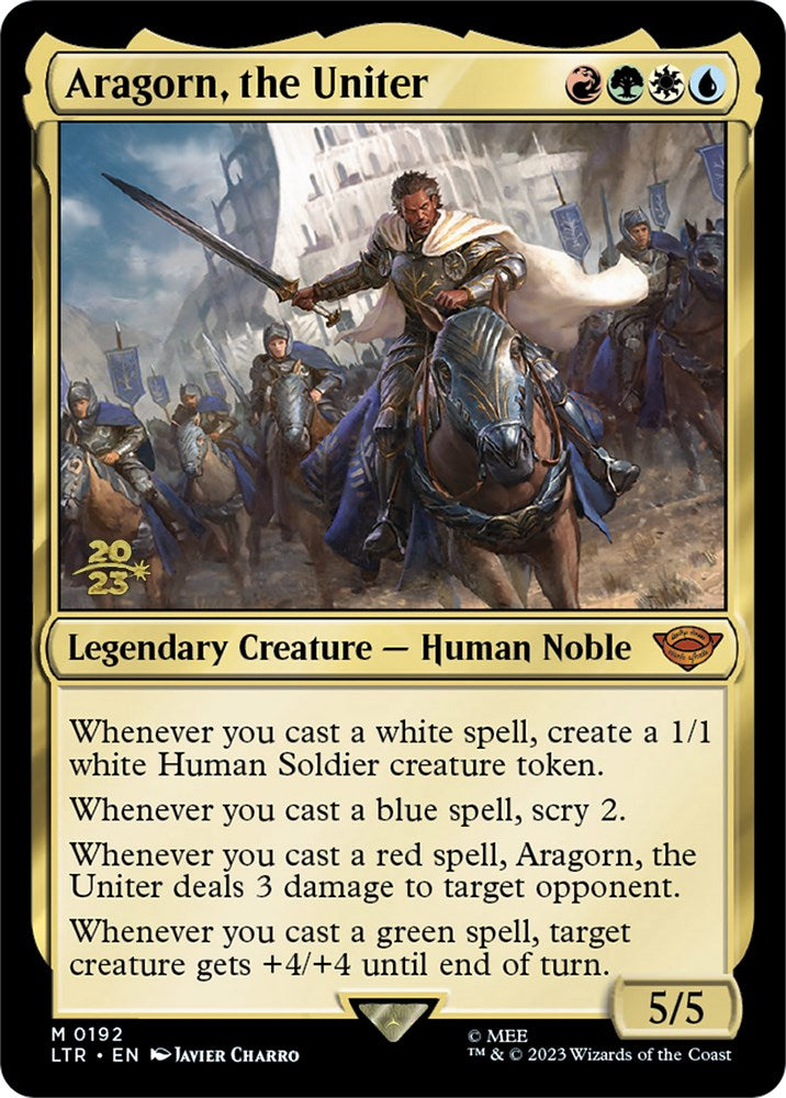 Aragorn, the Uniter [The Lord of the Rings: Tales of Middle-Earth Prerelease Promos] | Good Games Adelaide SA