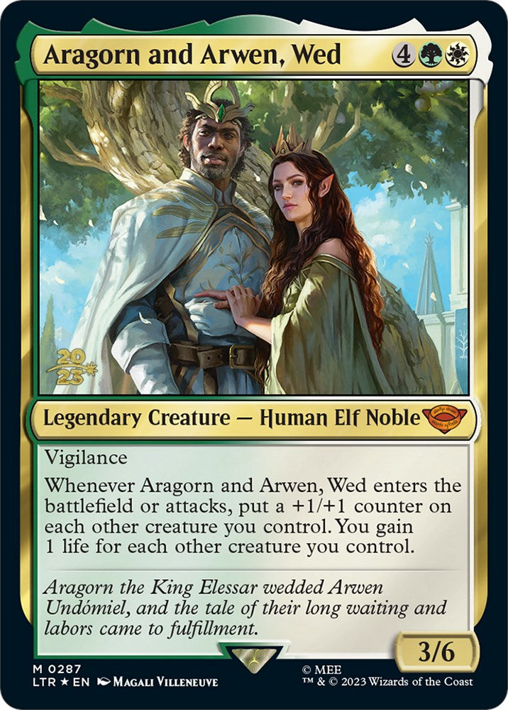Aragorn and Arwen, Wed [The Lord of the Rings: Tales of Middle-Earth Prerelease Promos] | Good Games Adelaide SA