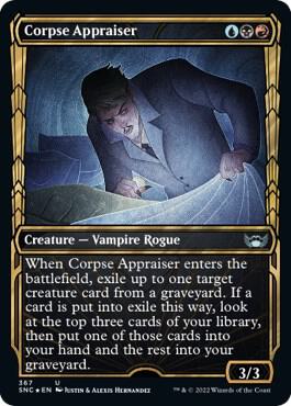 Corpse Appraiser Gilded Foil 367 (Streets of New Capenna)  - Foil | Good Games Adelaide SA