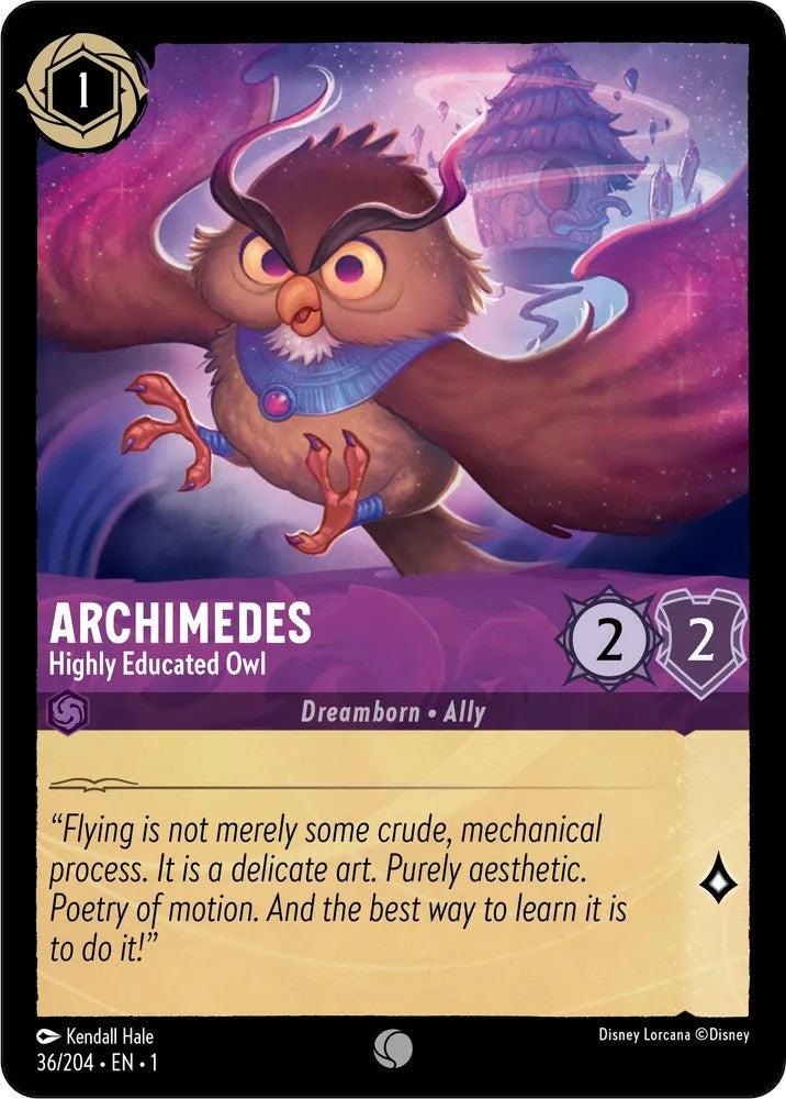 Archimedes - Highly Educated Owl (36/204) [The First Chapter] | Good Games Adelaide SA