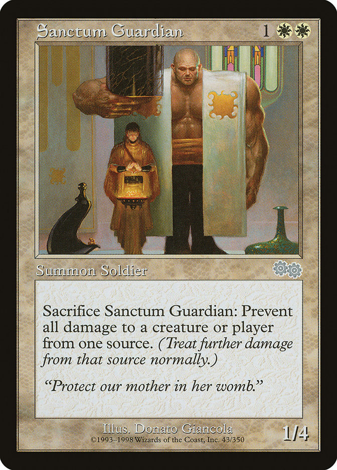 Sanctum Guardian [Urza's Saga] | Good Games Adelaide SA