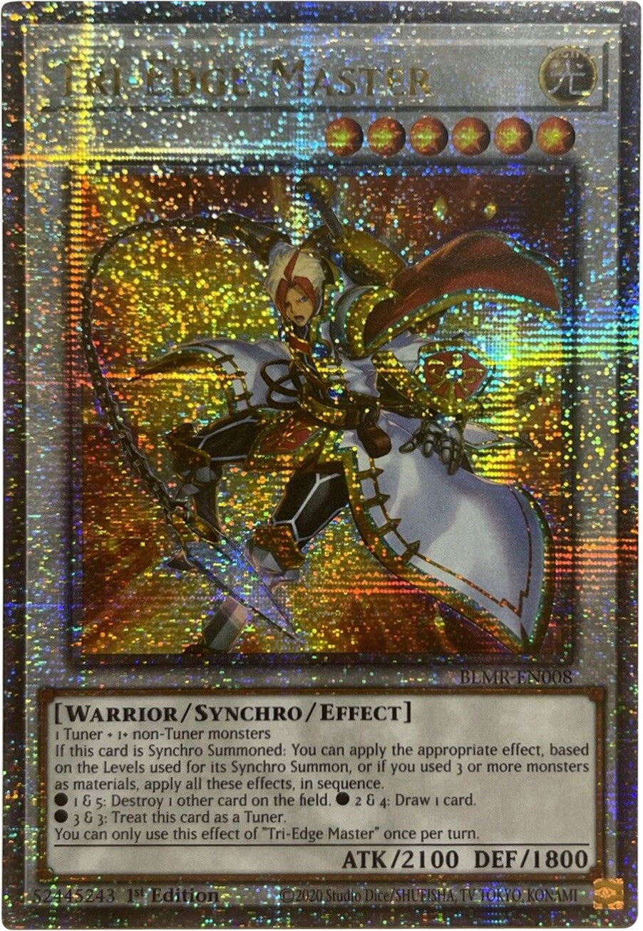 Tri-Edge Master [BLMR-EN008] Quarter Century Secret Rare | Good Games Adelaide SA