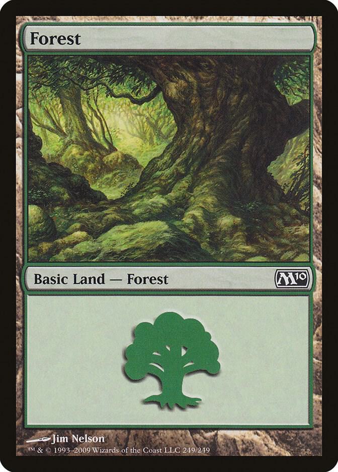 Forest 249 (Magic 2010 (M10))  - Foil | Good Games Adelaide SA