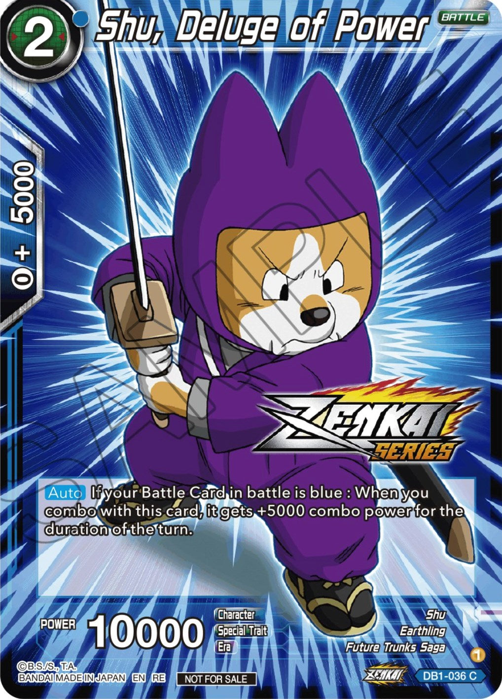 Shu, Deluge of Power (Event Pack 12) (DB1-036) [Tournament Promotion Cards] | Good Games Adelaide SA