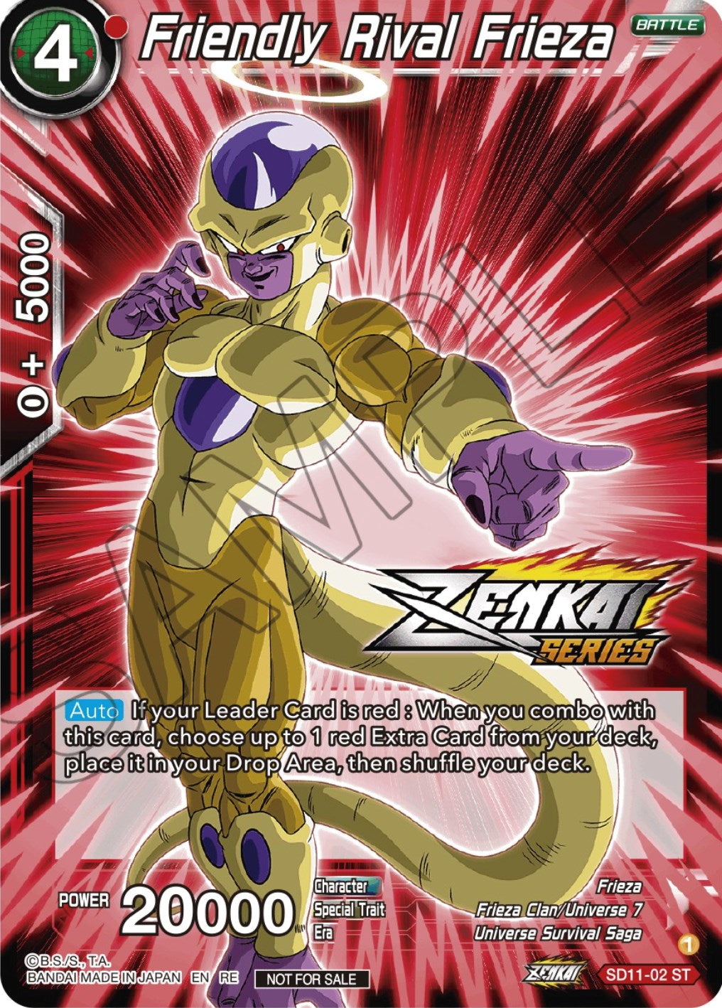 Friendly Rival Frieza (Event Pack 12) (SD11-02) [Tournament Promotion Cards] | Good Games Adelaide SA